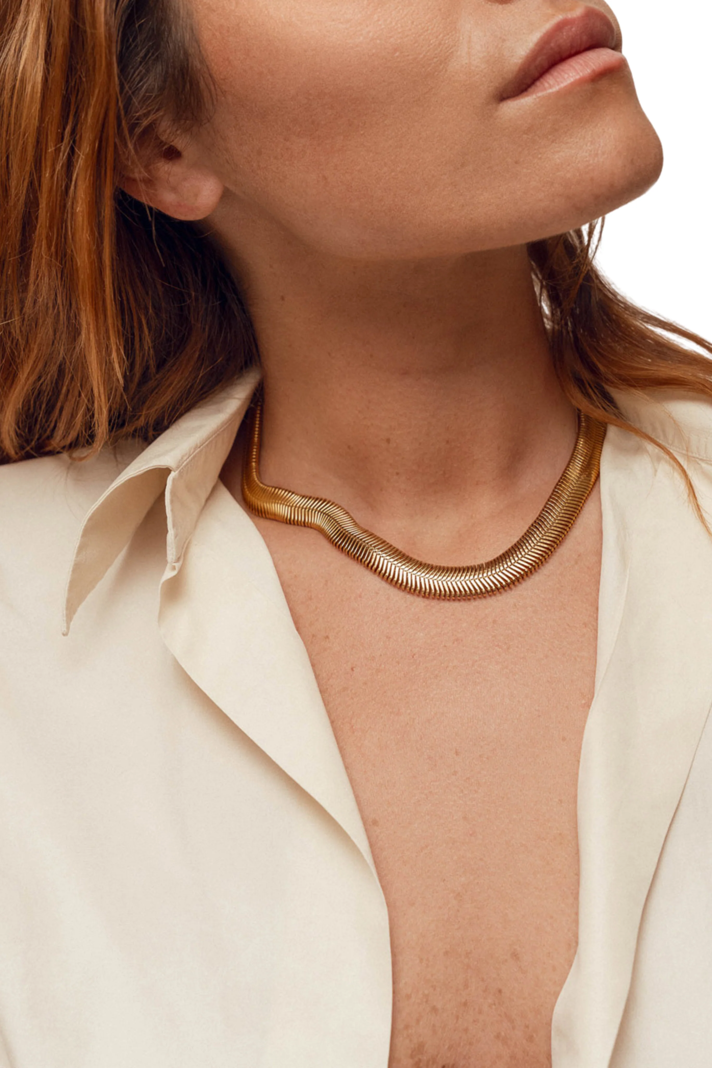 Snake Gold Chain Necklace - Image 2
