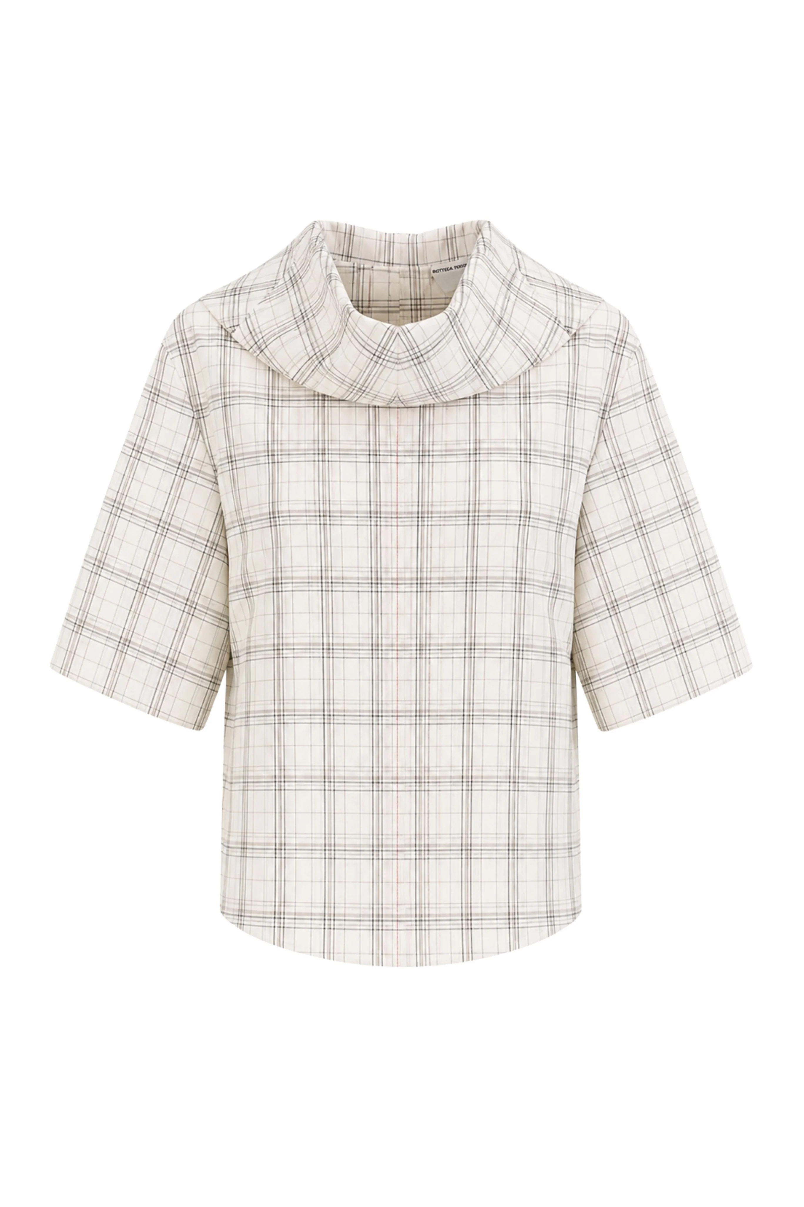 Soft Wool Check Top