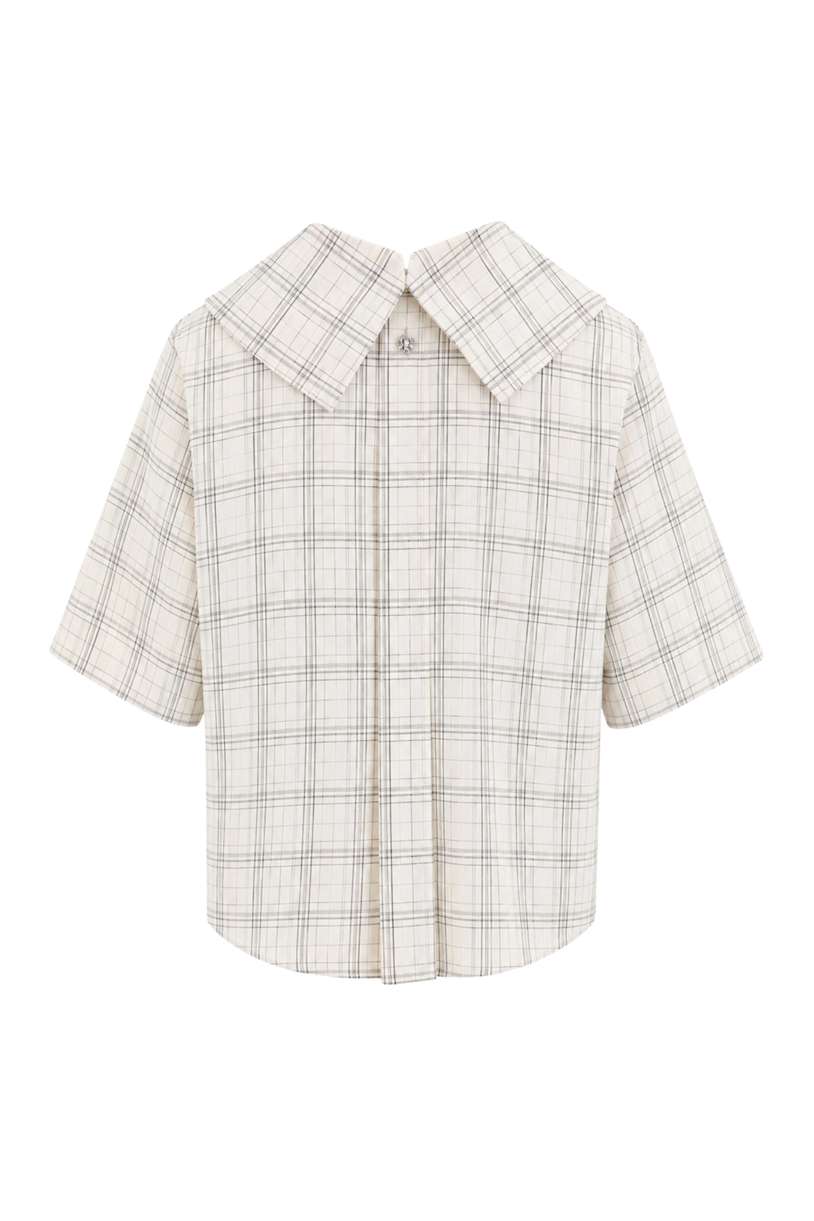 Soft Wool Check Top - Image 2