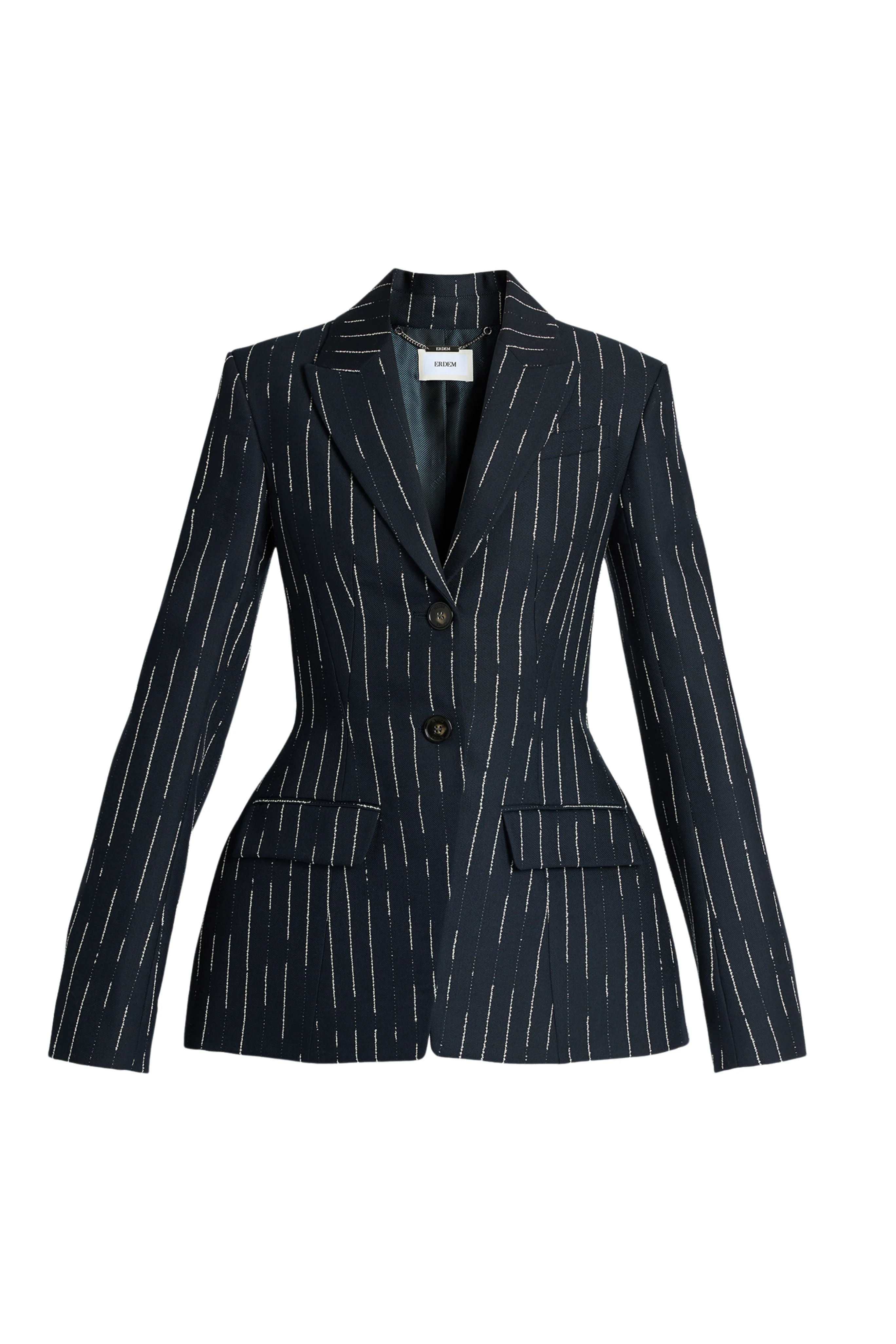 Stripe Tailoring Fitted Blazer