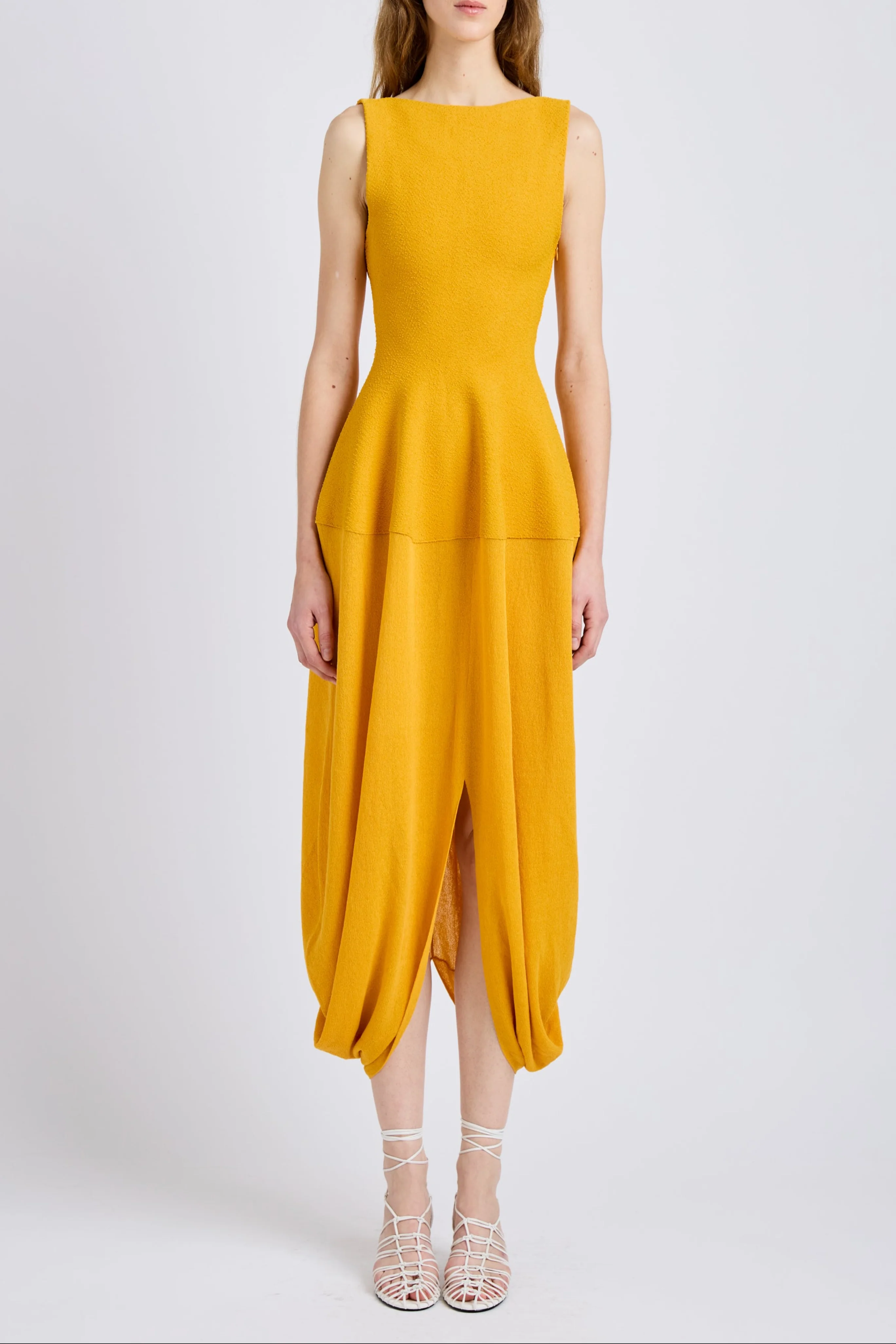 Sukki Dress in Draped Viscose - Image 2