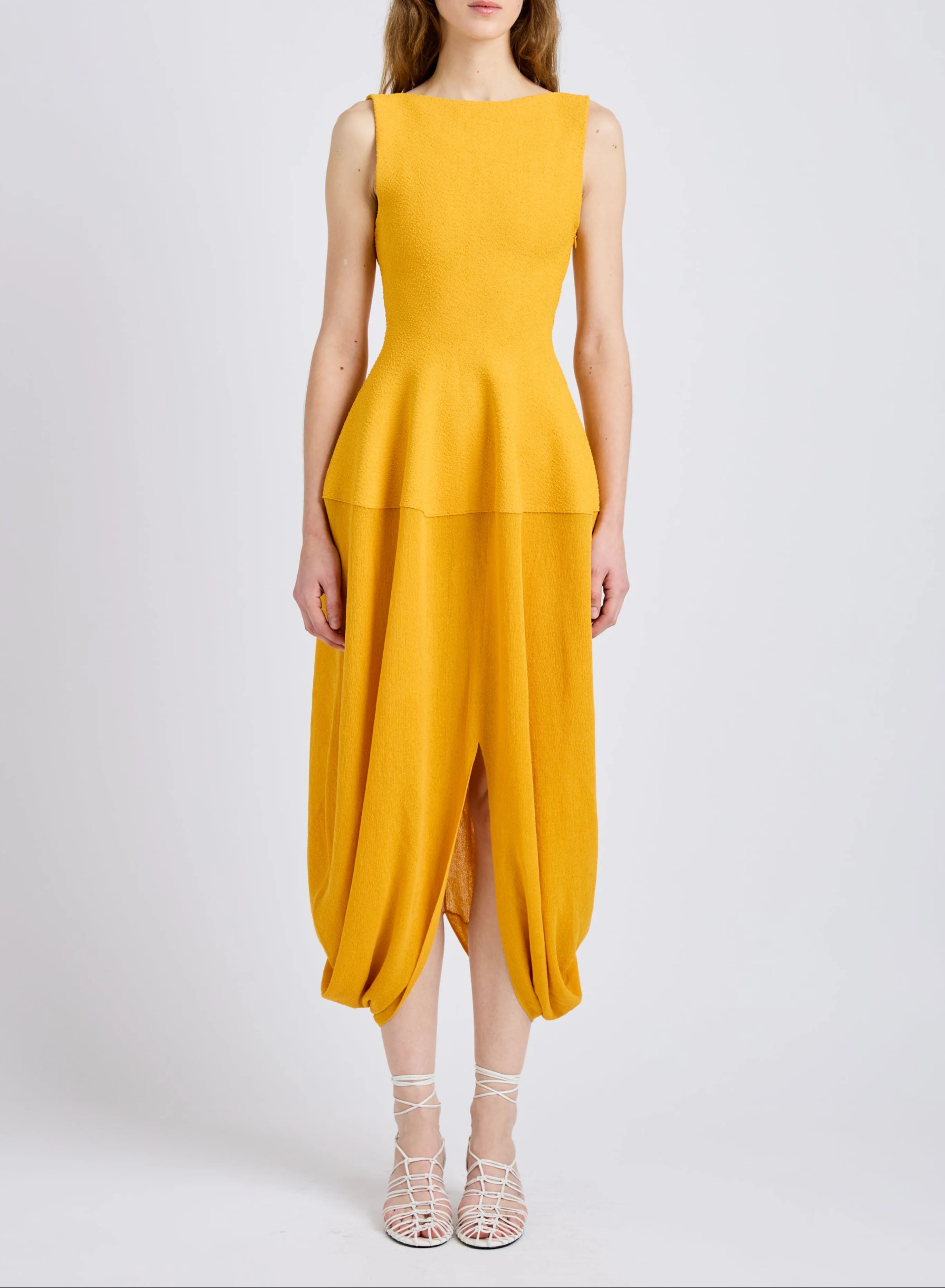 Sukki Dress in Draped Viscose - Image 5