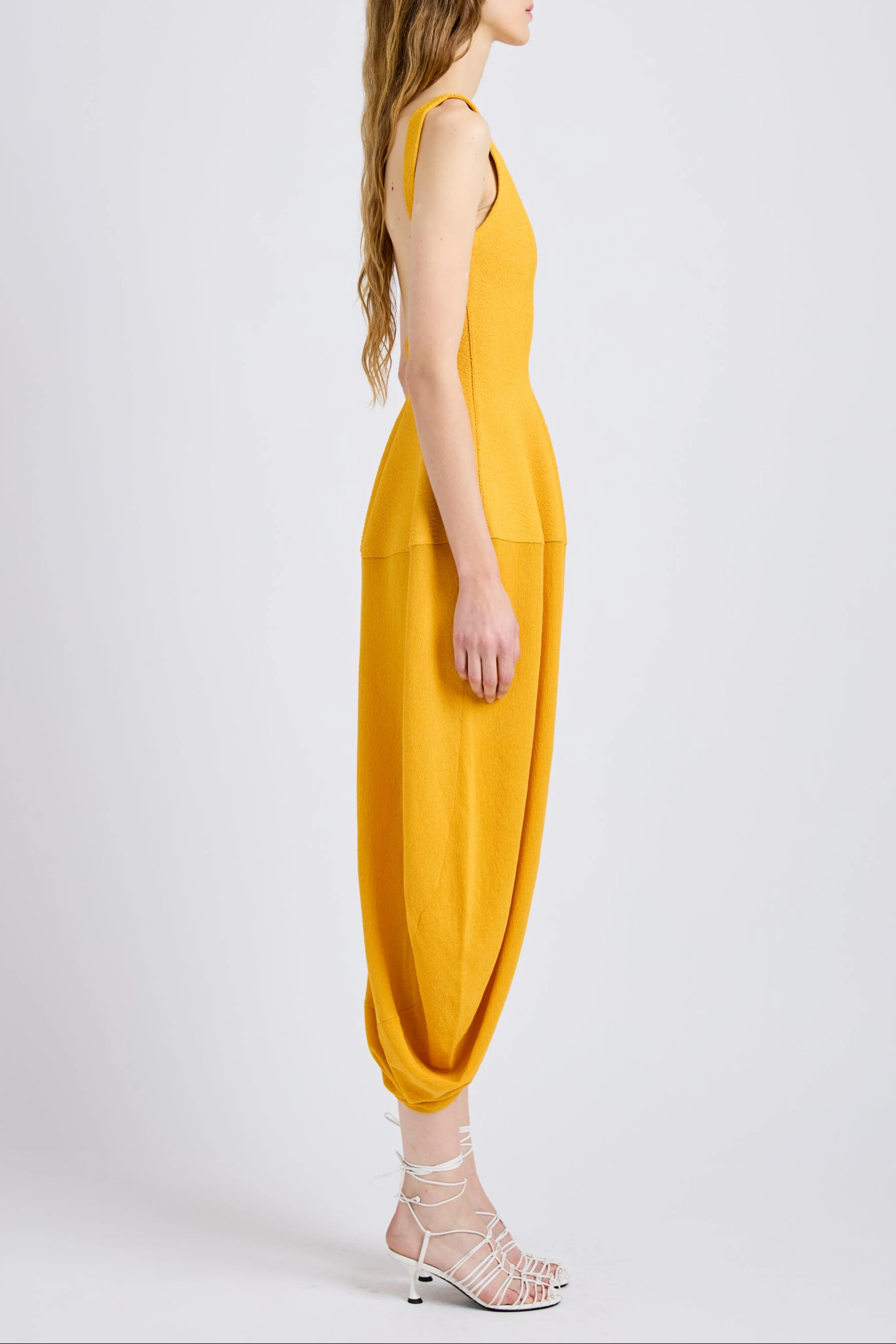 Sukki Dress in Draped Viscose - Image 6