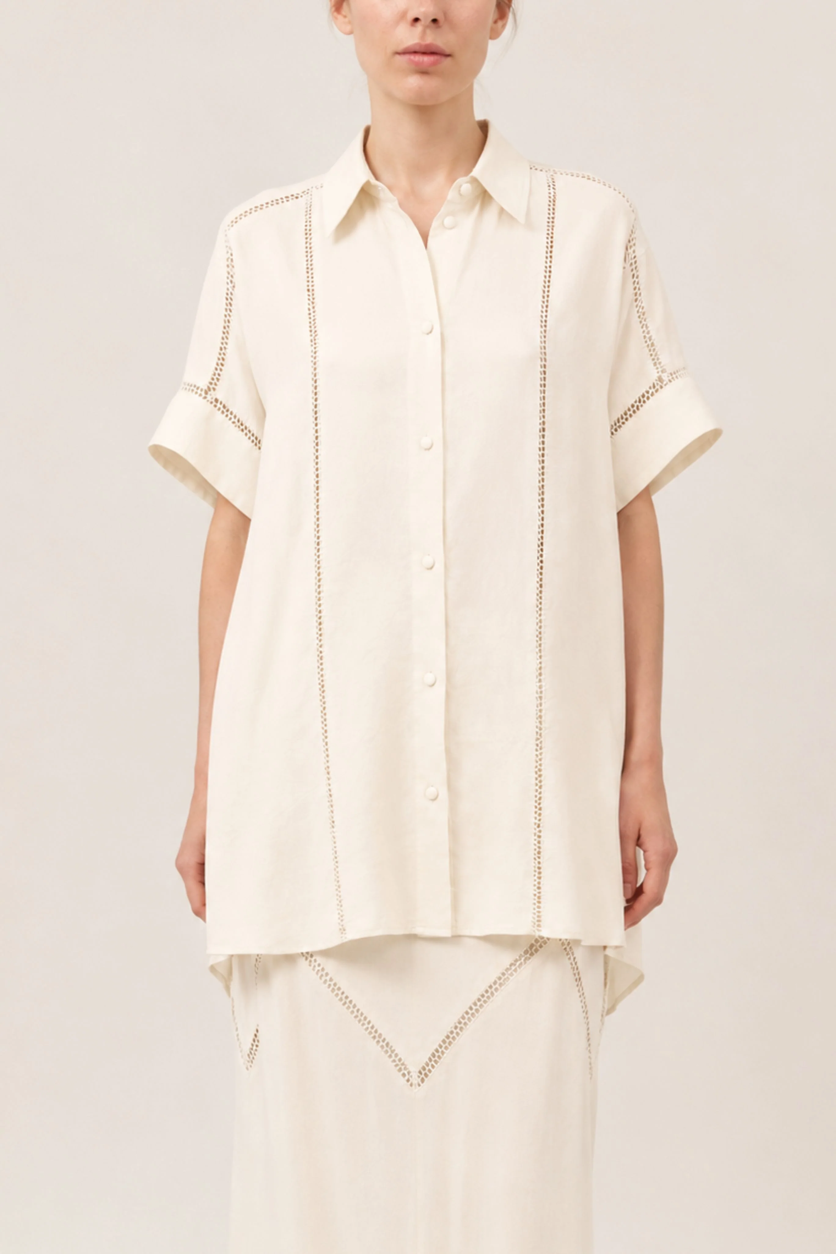 Timour Shirt - Ecru - Image 4