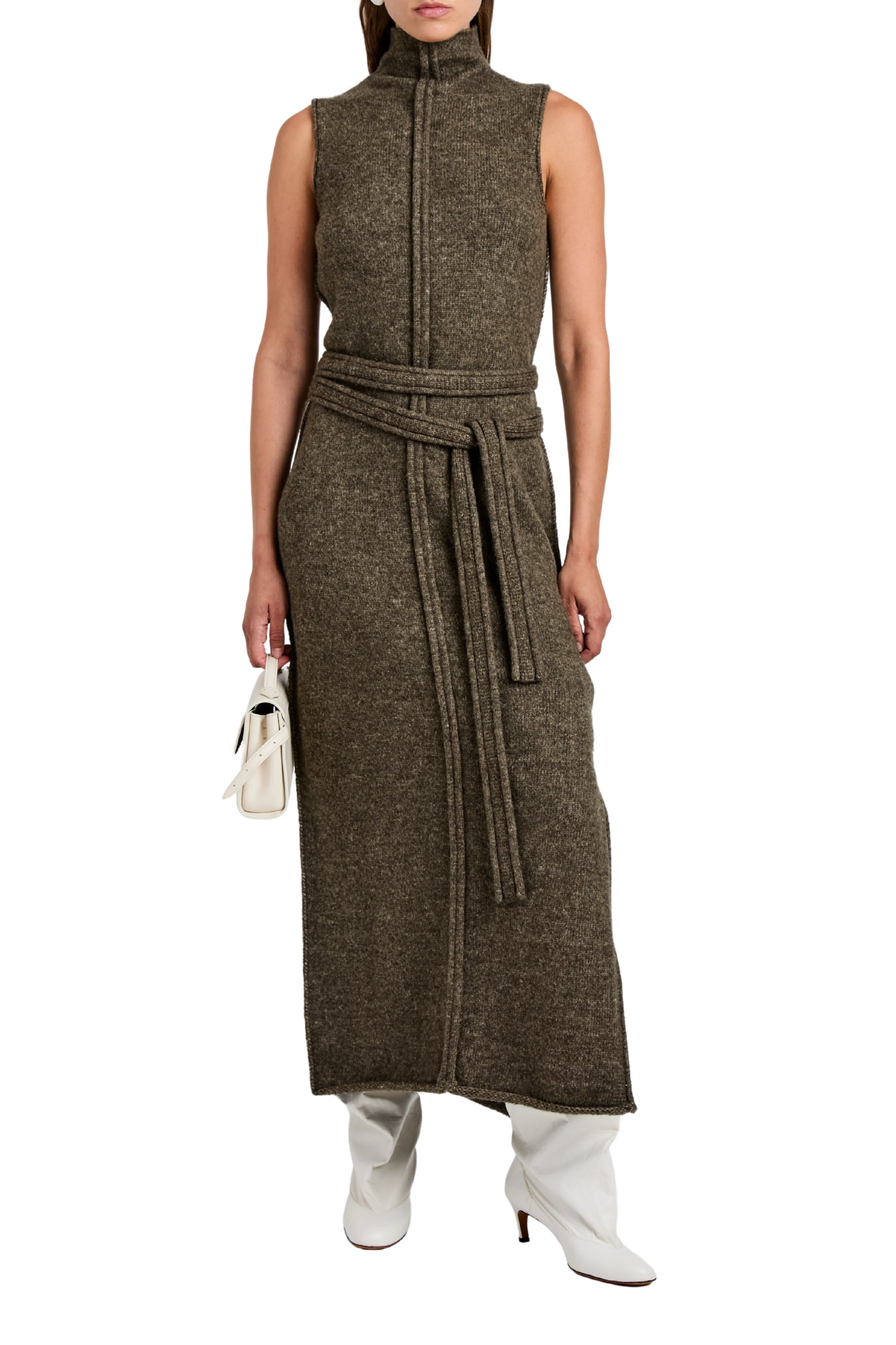 Zola Knit Dress In Wool - Image 2
